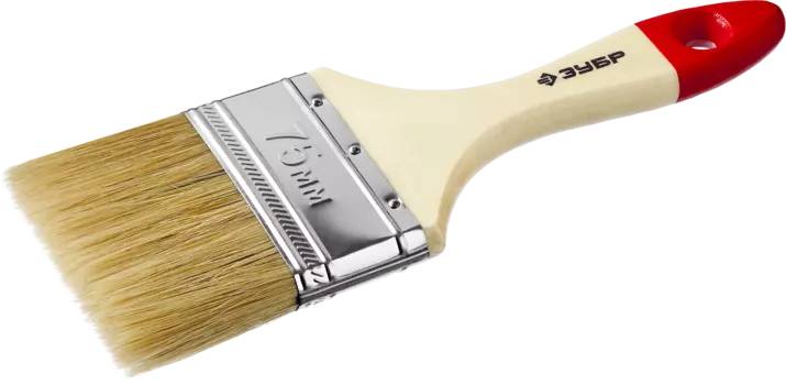 Кисть Зубр УНИВЕРСАЛ-МАСТЕР, плоская, 75мм (4-01003-075)