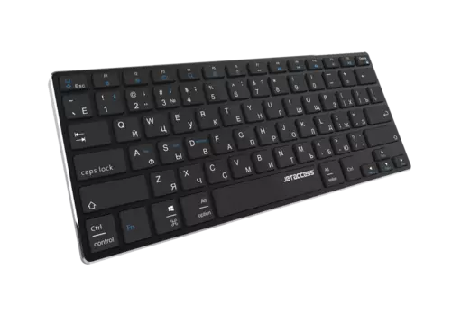 Клавиатура беспроводная Jet.A SLIM LINE K2 BT, ножничная, Bluetooth, серый
