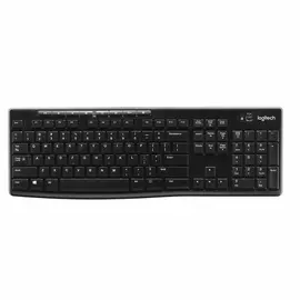 Клавиатура беспроводная Logitech K270, мембранная, USB, черный (920-003757/920-003058)
