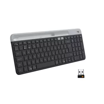 Клавиатура беспроводная Logitech K580, мембранная, Bluetooth/USB, черный (920-009208)