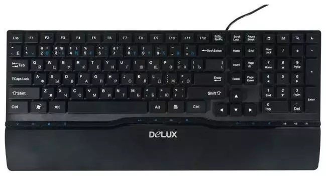 Клавиатура Delux DLK-1882, USB, Black