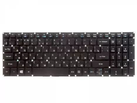 Клавиатура для ноутбука Acer Aspire E5-532, E5-532G, E5-551G, E5-571G, E5-573, E5-574, E5-573G, E5-573T, E5-575, E5-575G, E5-576G, V3-574G, V3-575G, V5-591G, F5-571, F5-571G, F5-572, F5-572G, E5-722, E5-772G, E5-773, E5-774, E5-774G, ES1-523, ES1-523G, ES1-533, F5-521, F5-571, F5-571G, F5-573G, F5-771G, черный