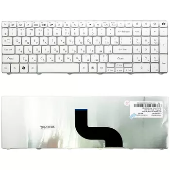 Клавиатура для ноутбука Acer Timeline 5810T, 5410T, 5820TG, 5536, 5750G Series, белая (TOP-100306)