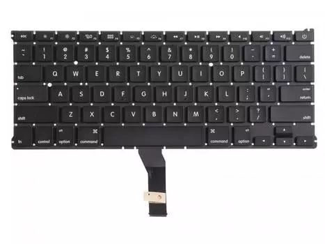 Клавиатура для ноутбука Apple MacBook Air 13 A1369 A1466 Mid 2011 - Mid 2017, черный