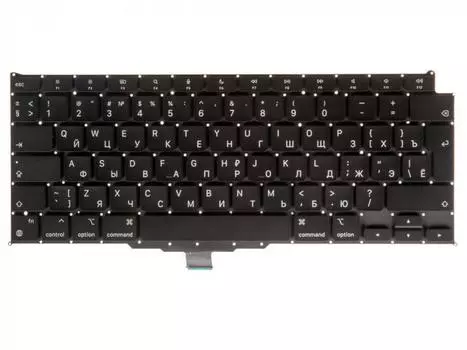 Клавиатура для ноутбука Apple MacBook Air 13 Retina M1 A2337 Late 2020, черный (800639)
