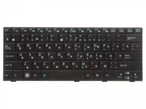 Клавиатура для ноутбука Asus Eee PC 1001, 1001PX, 1001HA, 1005, 1005HA, 1008, 1008HA, черный (930775)