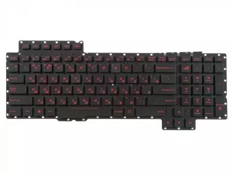 Клавиатура для ноутбука Asus ROG G752, GL752V, G752VT, G752VL, G752VY, G752VT-DH72, G701VI, черный
