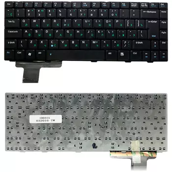 Клавиатура для ноутбука Asus V1J, B50, B50A, V1, V1J, V1S Series. черный (TOP-100315)