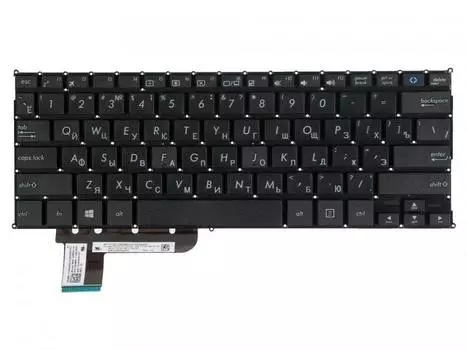 Клавиатура для ноутбука Asus X201, X201E, X202, X202E, S200, S200E, черный (471474)
