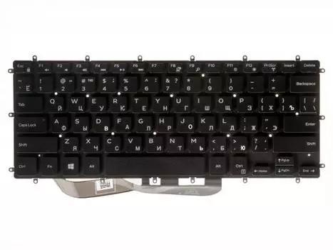 Клавиатура для ноутбука Dell Inspiron 13 5368, 5378, 7368, 7378, 7460, 7466, 7467, 7560, Latitude 3379, 3490, Vostro 14 5468, черный