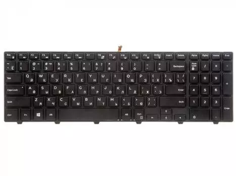 Клавиатура для ноутбука Dell Inspiron 15-3000, 15-5000, 17-5000, Inspiron 3541, 3542, 3543, 3551, 3558, 5542, 5545, 5547, 5758, 5748, Vostro 3546, черный