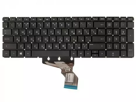 Клавиатура для ноутбука HP 15-BS, 15-BW, 250 G6, 255 G6, 256 G6, 258 G6, HP 15-ra000, 15-rb000, 15-br000, 17-ak000, 17-bs000, 17-bs100, 17g-br, черный