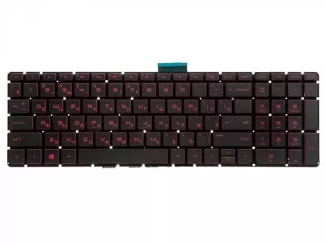 Клавиатура для ноутбука HP Omen 17-W000, 17-W100, 17-W200, черный