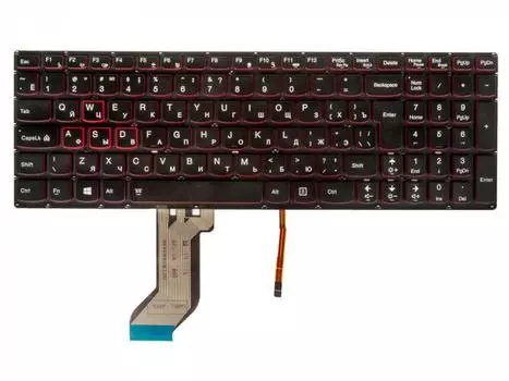 Клавиатура для ноутбука Lenovo Ideapad Y700-15Isk, Y700-15Acz, Y700-17Isk, черный (882031)