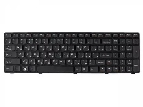 Клавиатура для ноутбука Lenovo IdeaPad Z560, Z560A, Z565A, G570, G570A, G570AH, G570G, G570GL, G575, G575A, G575G, G770, G780, черный (174370)