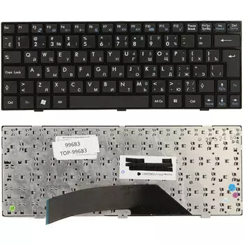 Клавиатура для ноутбука MSI U135 U135DX U160 U160DX Series Black Черная (TOP-99683)