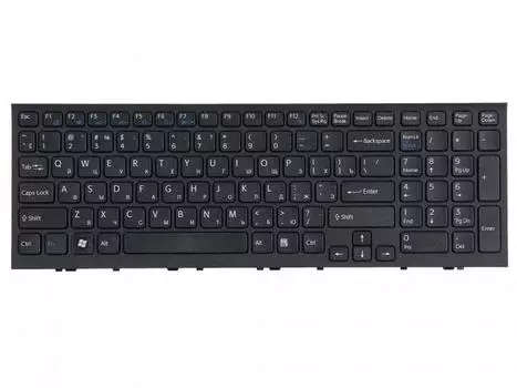 Клавиатура для ноутбука Sony aio VPC-EH, VPCEH1M1R, VPCEH1S1R, VPCEH1L1R, VPCEH1Z1R, VPCEH1E1R, VPCEH1M9R, VPCEH2E1R, VPCEH2J1R, VPCEH2S1R, VPCEH2J9R, VPCEH2L1R, VPCEH2M1R, VPCEH3F1R, VPCEH3J1R, VPCEH3M1R, VPCEH3S1R, VPCEH3P1R, PCG-71811V, PCG 71912V, PCG 71812V, черный ( 124478)