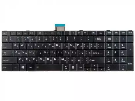Клавиатура для ноутбука Toshiba Satellite C850, C850D, C855, C855D, L850, L850D, L855, L855D, черный (639714)