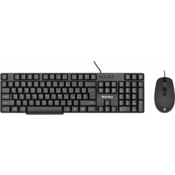 Клавиатура + мышь AlterAcs KM001-OC, USB, черный (KM001-OC Black)