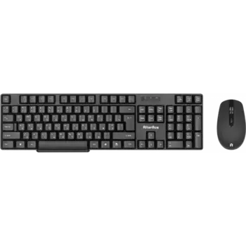 Клавиатура + мышь AlterAcs KM001-ORE , беспроводная, USB, черный (KM001-ORE Black)