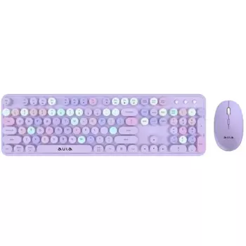 Клавиатура + мышь AULA AC306, беспроводная, Bluetooth, несколько цветов (AC306)