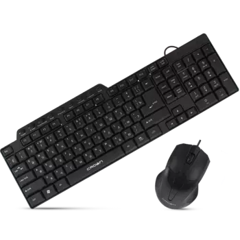 Клавиатура + мышь Crown CMMK-520B, черный