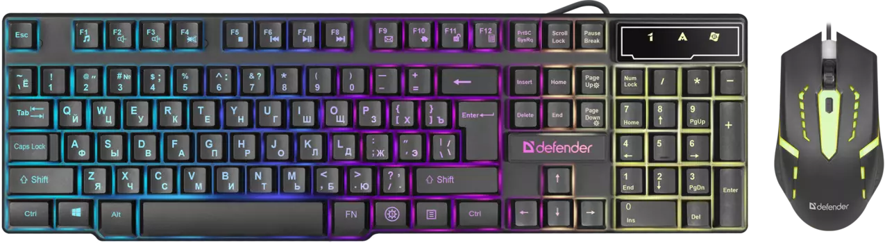 Клавиатура + мышь Defender Sydney C-970, USB, черный (45970)