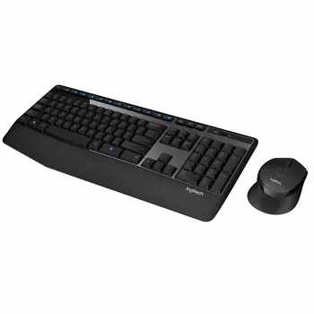 Клавиатура + мышь Logitech беспроводной Combo MK345 Black USB, беспроводной, USB, черный (920-008534)