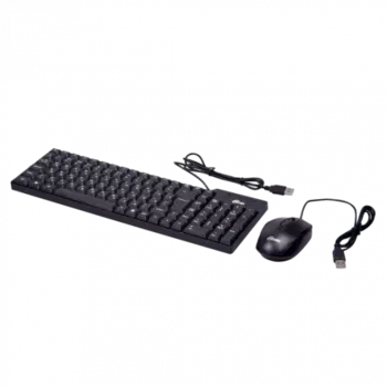 Клавиатура + мышь Ritmix RKC-010, USB, черный