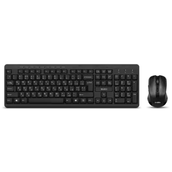 Клавиатура + мышь Sven KB-C3400W, беспроводная, USB, черный (SV-018887)