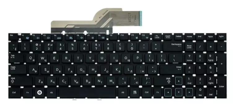Клавиатура Pitatel для ноутбука Samsung NP300E5E, NP300E5V, черный