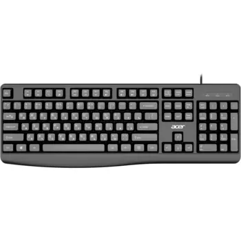 Клавиатура проводная Acer OKW301 , мембранная, USB, черный (ZL.KBDCC.01A)