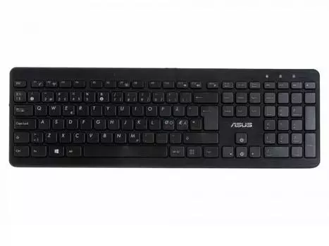 Клавиатура проводная ASUS KU1125 , мембранная, USB, черный (0K001-00290L00)