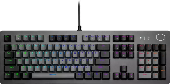 Клавиатура проводная Cooler Master CK352, механическая, Brown Switch, подсветка, USB, черный (CK-352-GKMM1-RU)