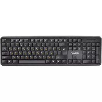 Клавиатура проводная Exegate LY-331 OEM, мембранная, USB, черный (EX279937RUS)