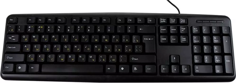 Клавиатура проводная Exegate Professional Standart LY-331L5, мембранная, USB, черный (EX286178RUS)