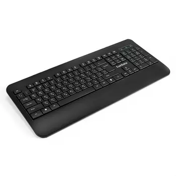 Клавиатура проводная Exegate LY-E5500M , мембранная, USB, черный (EX296922RUS)