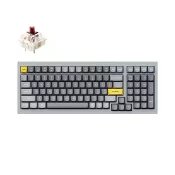 Клавиатура проводная Keychron Q3-N3, механическая, Gateron G Pro Brown, подсветка, USB, серый (Q3-N3-RU)