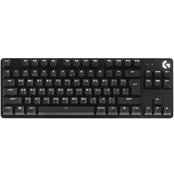 Клавиатура проводная Logitech G413 TKL SE, механическая, Kailh Brown, подсветка, USB, черный (920-010446/920-010447)