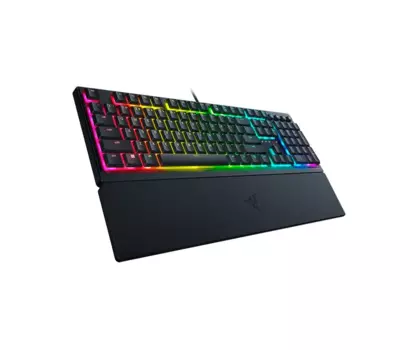 Клавиатура проводная Razer Ornata V3 Tenkeyless, механическо-мембранная, подсветка, USB, черный (RZ03-04881600-R3R1)