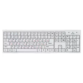 Клавиатура проводная Sven Standard 303 White USB, мембранная, USB, белый