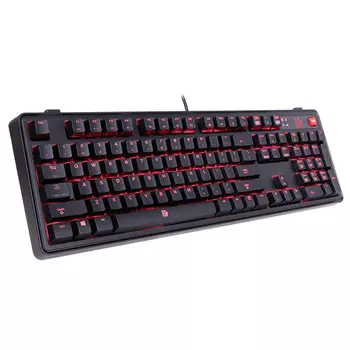Клавиатура проводная Tt eSPORTS Meka Pro, механическая, Cherry MX Blue, подсветка, USB, черный (KB-MGP-BLBDRU-01])