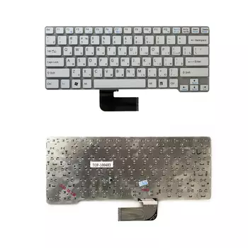Клавиатура TopON для Sony Vaio VPC-CW, VGN-CW, VGNCW Series, белая (TOP-100483)