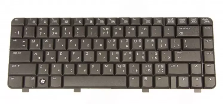 Клавиатура Twister для HP Compaq 500/520 RU, Black (KB-530R)