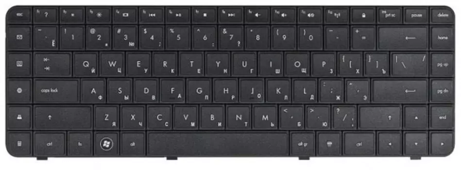 Клавиатура Twister для HP Compaq Presario CQ56/CQ62/G56/G62 RU, черная (KB-566R)