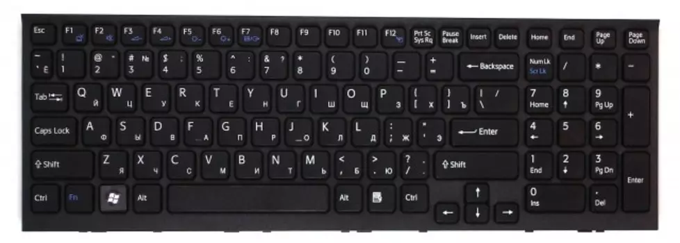 Клавиатура Twister для Sony VPC-EL Series RU, Black (KB-345R)