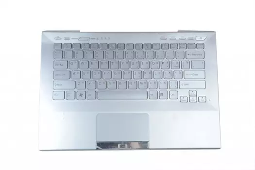Клавиатура Twister для Sony VPC-SA (With Touch PAD, For Fingerprint) Backlit, RU, Silver/Silver key (KB-363R)