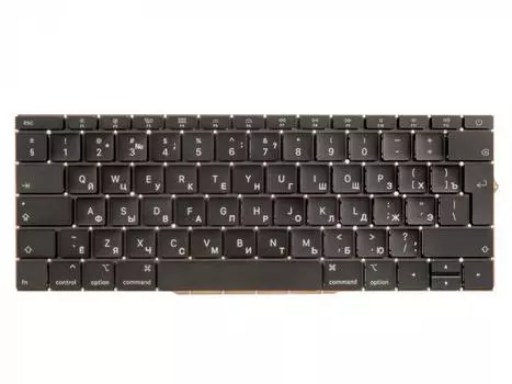 Клавиатура ZeepDeep для ноутбука Apple MacBook Pro Retina 13 A1708 Function Key Late 2016 Mid 2017, черный (875078)