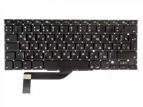 Клавиатура ZeepDeep для ноутбука Apple MacBook Pro Retina 15 A1398 Mid 2012 - Mid 2015, черный (875073)