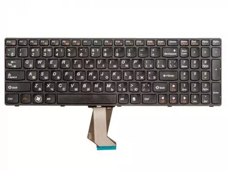 Клавиатура ZeepDeep для ноутбука Lenovo IdeaPad G580, G585, Z580, Z580A, Z585, Z780, черный (875499)